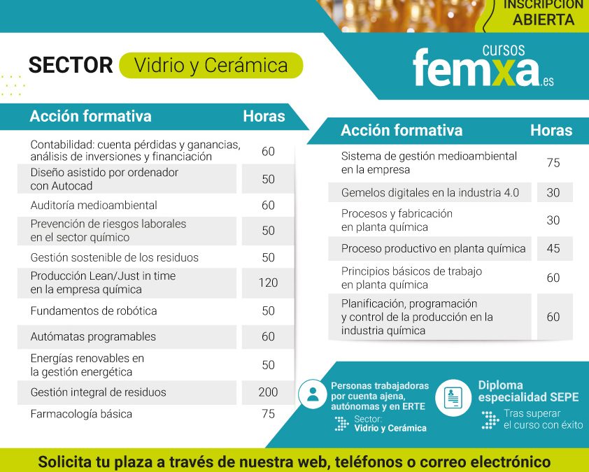 Cursos de Formación para trabajadores del sector.